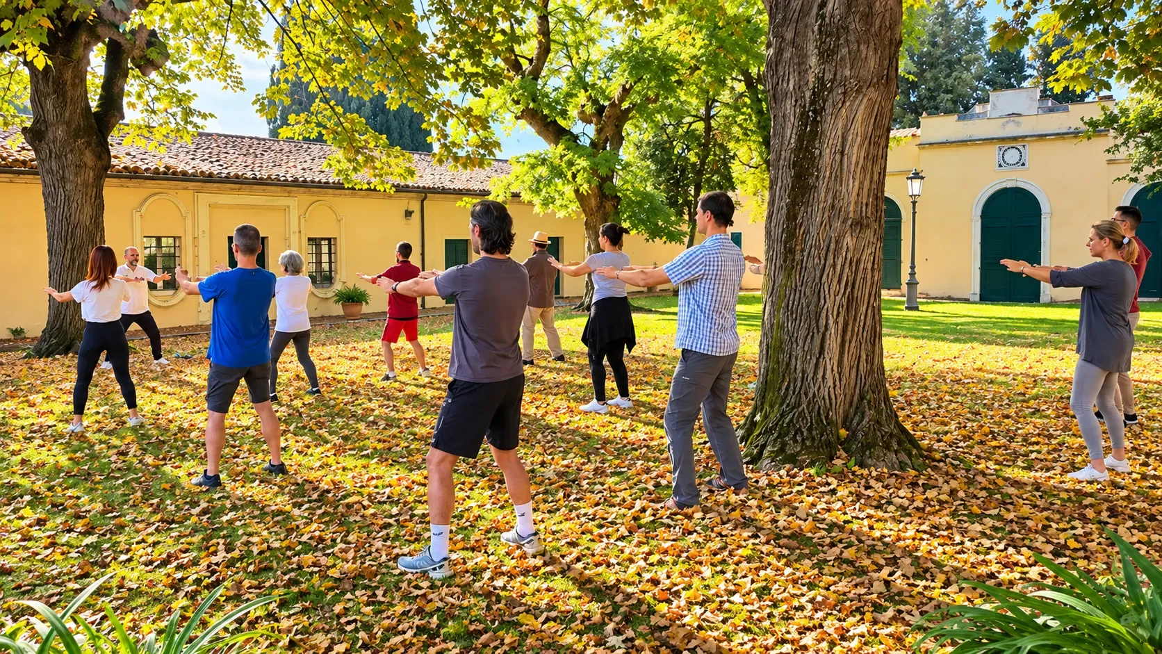 Tecniche di Qigong praticate in gruppo